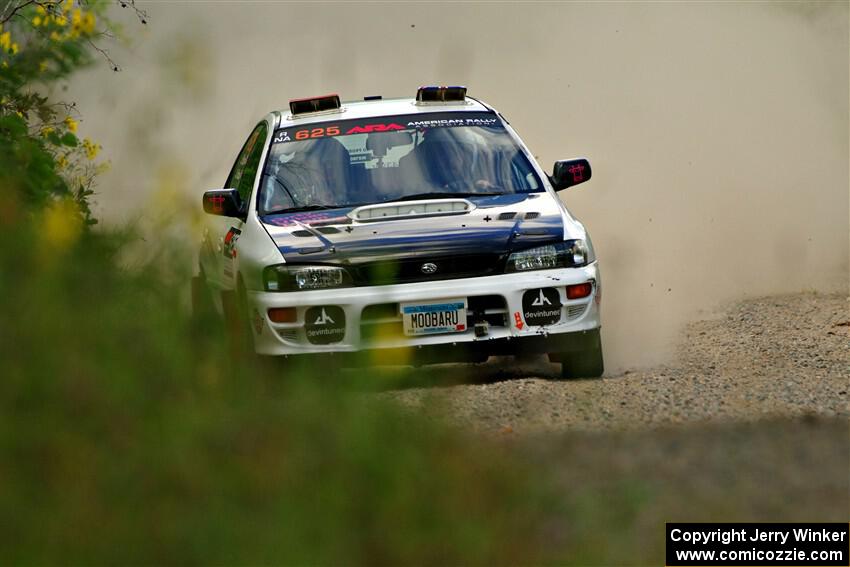 Aidan Hicks / John Hicks Subaru Impreza Wagon on SS3, Refuge I.