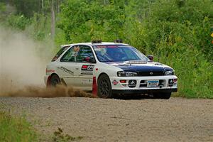 Aidan Hicks / John Hicks Subaru Impreza Wagon on SS3, Refuge I.