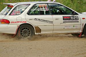 Aidan Hicks / John Hicks Subaru Impreza Wagon on SS3, Refuge I.