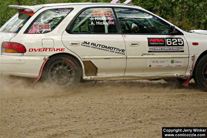 Aidan Hicks / John Hicks Subaru Impreza Wagon on SS3, Refuge I.