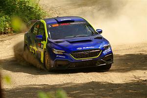 Travis Pastrana / Rhianon Gelsomino Subaru WRX ARA25L on SS5, Steamboat I.