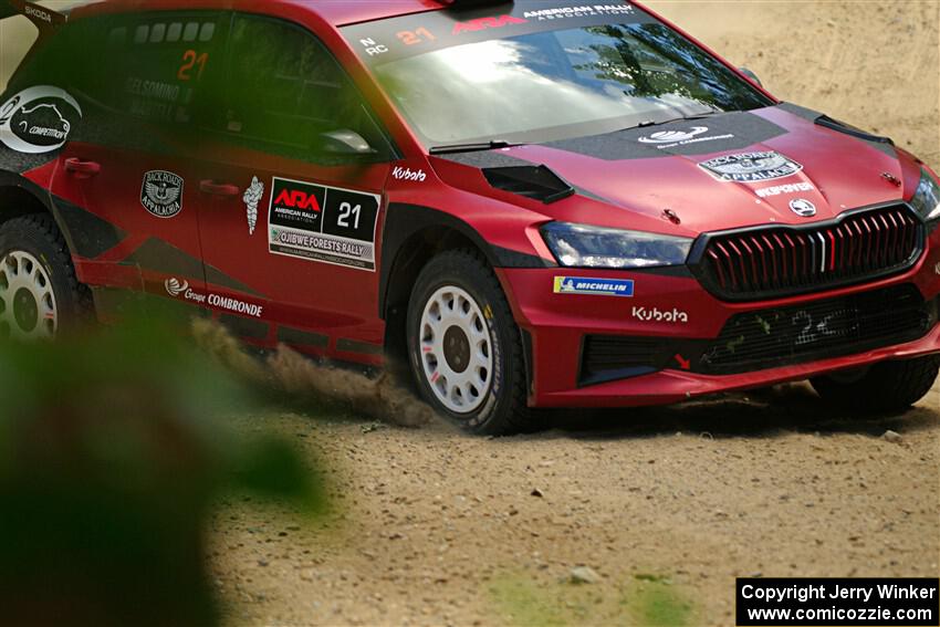 Conner Martell / Alex Gelsomino Skoda Fabia RS Rally2 on SS5, Steamboat I.