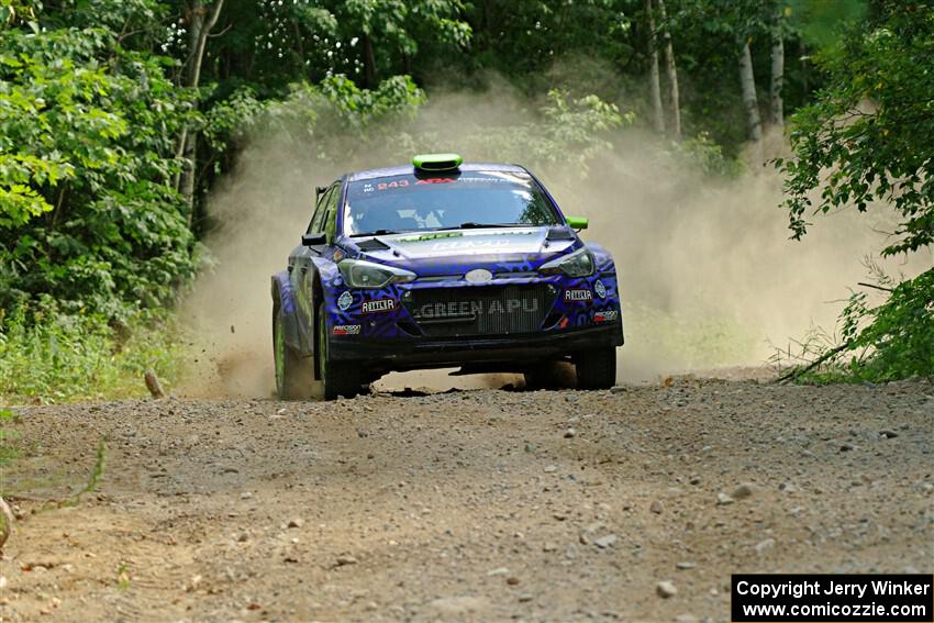 Patrick Gruszka / John Hall Hyundai i20 R5 on SS5, Steamboat I.