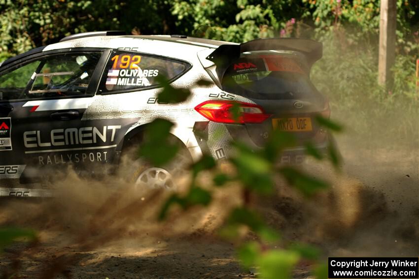 Javier Olivares / K.J. Miller Ford Fiesta Rally2 on SS5, Steamboat I.