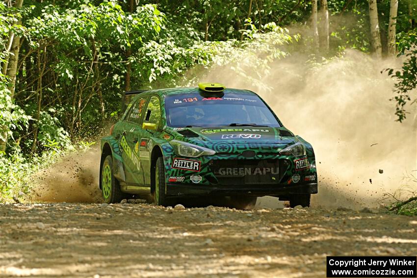 Alastair Scully / Stefan Trajkov Hyundai i20 R5 on SS5, Steamboat I.