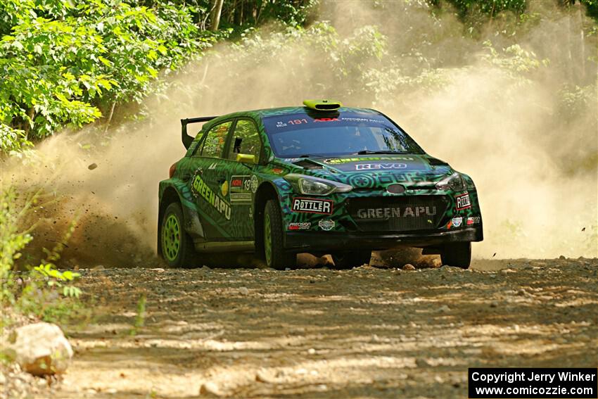 Alastair Scully / Stefan Trajkov Hyundai i20 R5 on SS5, Steamboat I.