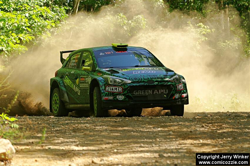 Alastair Scully / Stefan Trajkov Hyundai i20 R5 on SS5, Steamboat I.