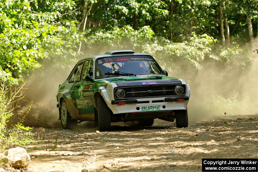 Seamus Burke / Gary McElhinney Ford Escort Mk II on SS5, Steamboat I.