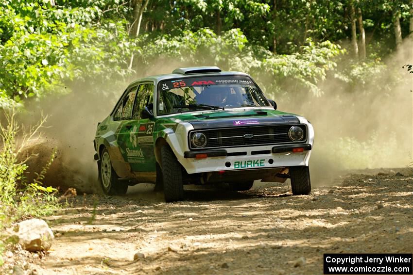 Seamus Burke / Gary McElhinney Ford Escort Mk II on SS5, Steamboat I.