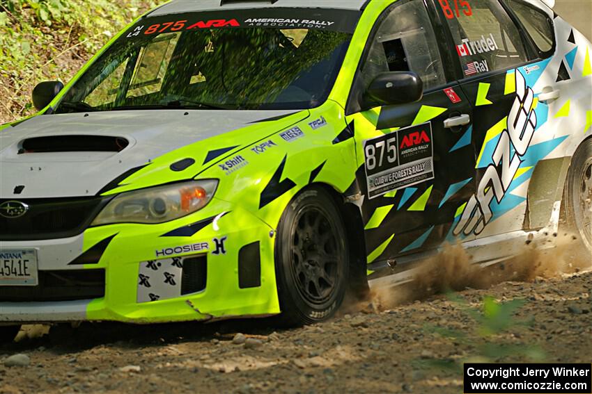 Vincent Trudel / Glen Ray Subaru WRX STi on SS5, Steamboat I.