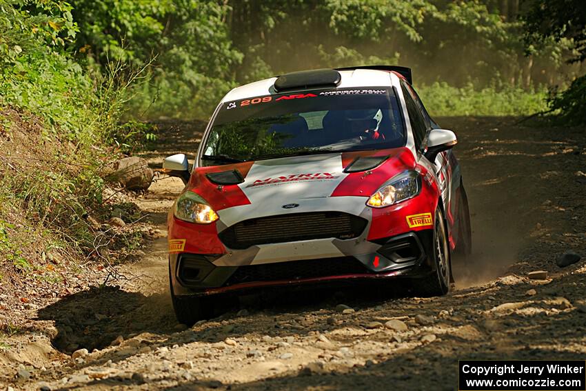 Madelyn Tabor / Sophia McKee Ford Fiesta Rally3 on SS5, Steamboat I.