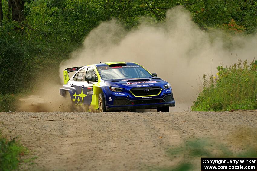 Brandon Semenuk / Keaton Williams Subaru WRX ARA25 on SS7, Refuge II.