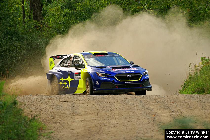 Brandon Semenuk / Keaton Williams Subaru WRX ARA25 on SS7, Refuge II.