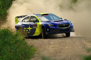 Brandon Semenuk / Keaton Williams Subaru WRX ARA25 on SS7, Refuge II.