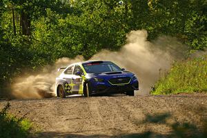 Travis Pastrana / Rhianon Gelsomino Subaru WRX ARA25L on SS7, Refuge II.