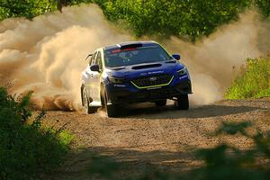 Travis Pastrana / Rhianon Gelsomino Subaru WRX ARA25L on SS7, Refuge II.