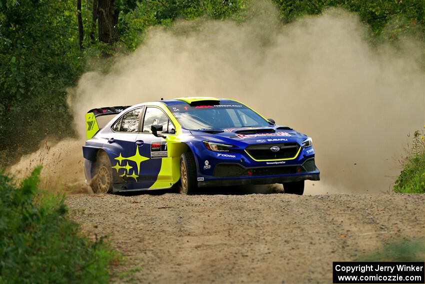 Brandon Semenuk / Keaton Williams Subaru WRX ARA25 on SS7, Refuge II.