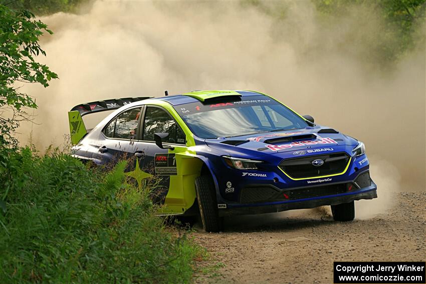 Brandon Semenuk / Keaton Williams Subaru WRX ARA25 on SS7, Refuge II.