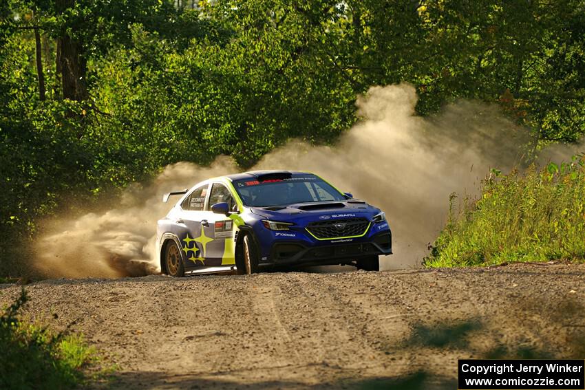 Travis Pastrana / Rhianon Gelsomino Subaru WRX ARA25L on SS7, Refuge II.