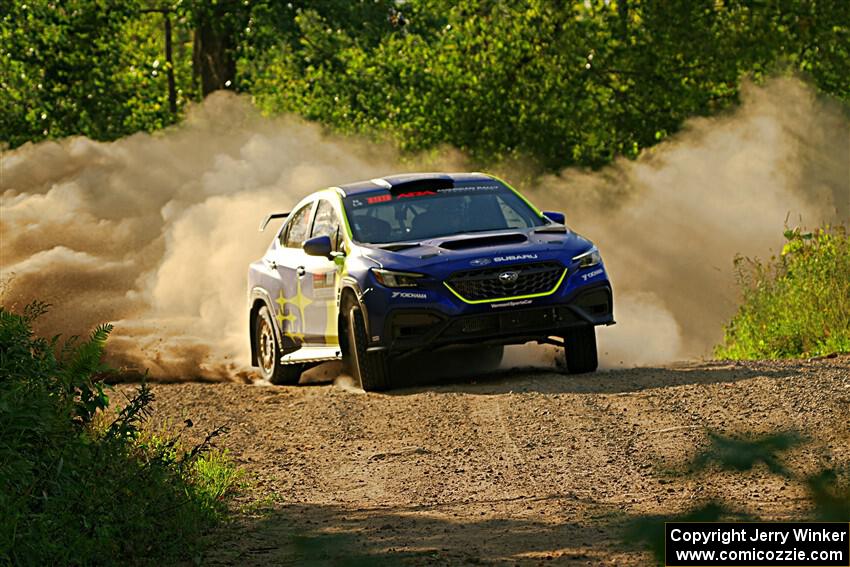 Travis Pastrana / Rhianon Gelsomino Subaru WRX ARA25L on SS7, Refuge II.