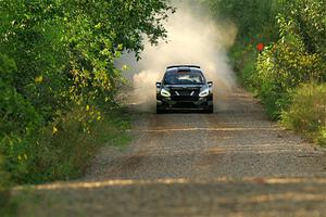 Javier Olivares / K.J. Miller Ford Fiesta Rally2 on SS7, Refuge II.