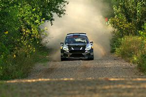 Javier Olivares / K.J. Miller Ford Fiesta Rally2 on SS7, Refuge II.