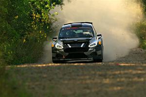 Javier Olivares / K.J. Miller Ford Fiesta Rally2 on SS7, Refuge II.