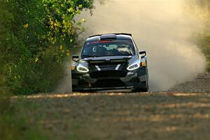 Javier Olivares / K.J. Miller Ford Fiesta Rally2 on SS7, Refuge II.