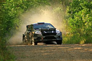 Javier Olivares / K.J. Miller Ford Fiesta Rally2 on SS7, Refuge II.