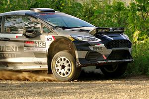 Javier Olivares / K.J. Miller Ford Fiesta Rally2 on SS7, Refuge II.