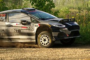 Javier Olivares / K.J. Miller Ford Fiesta Rally2 on SS7, Refuge II.