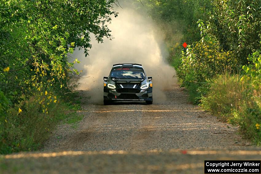 Javier Olivares / K.J. Miller Ford Fiesta Rally2 on SS7, Refuge II.