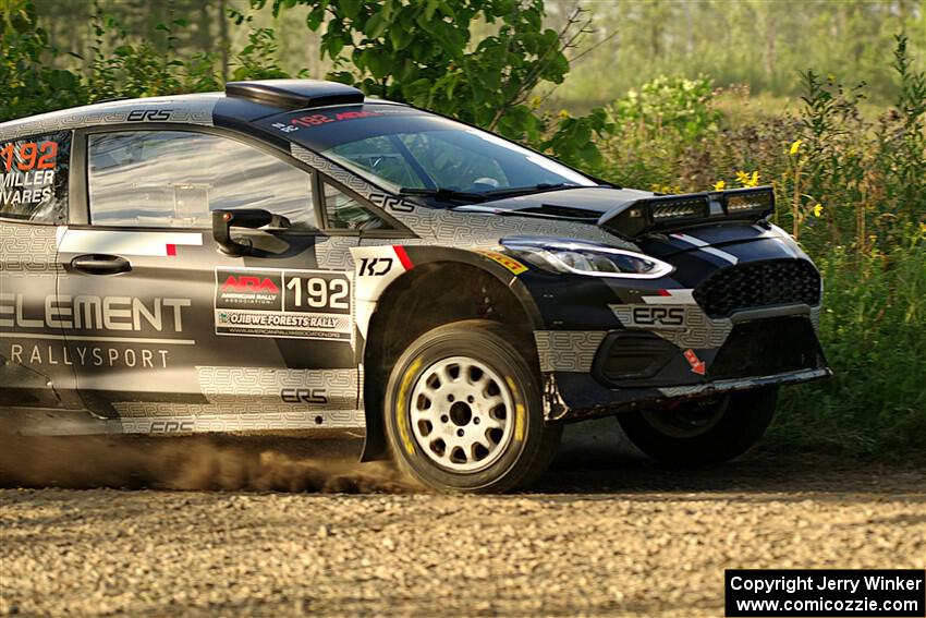 Javier Olivares / K.J. Miller Ford Fiesta Rally2 on SS7, Refuge II.