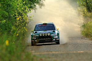 Alastair Scully / Stefan Trajkov Hyundai i20 R5 on SS7, Refuge II.
