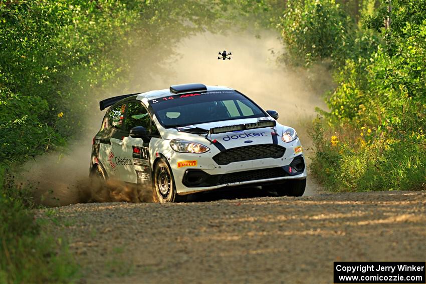 Georgie Megennis / Michael Szewczyk Ford Fiesta Rally3 on SS7, Refuge II.