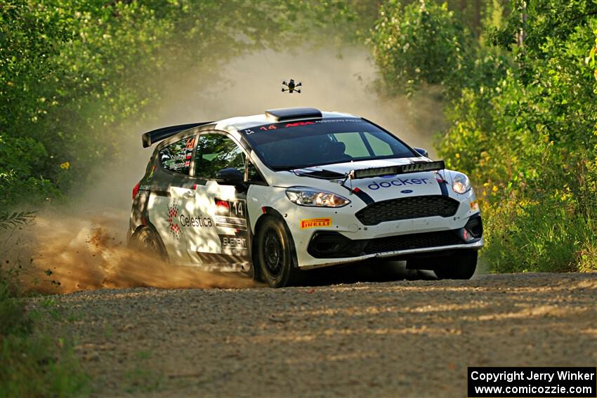 Georgie Megennis / Michael Szewczyk Ford Fiesta Rally3 on SS7, Refuge II.