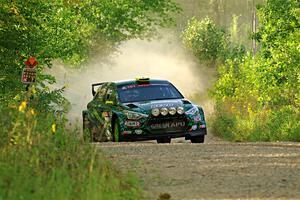 Alastair Scully / Stefan Trajkov Hyundai i20 R5 on SS7, Refuge II.
