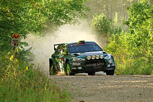 Alastair Scully / Stefan Trajkov Hyundai i20 R5 on SS7, Refuge II.