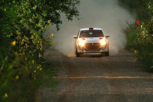 Sean Donnelly / Zach Pfeil Peugeot 208 Rally4 on SS7, Refuge II.