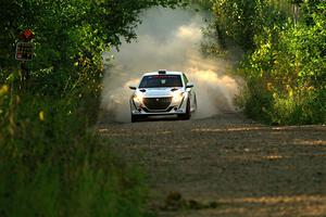Sean Donnelly / Zach Pfeil Peugeot 208 Rally4 on SS7, Refuge II.
