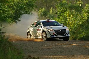 Sean Donnelly / Zach Pfeil Peugeot 208 Rally4 on SS7, Refuge II.