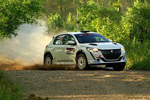 Sean Donnelly / Zach Pfeil Peugeot 208 Rally4 on SS7, Refuge II.