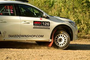 Sean Donnelly / Zach Pfeil Peugeot 208 Rally4 on SS7, Refuge II.