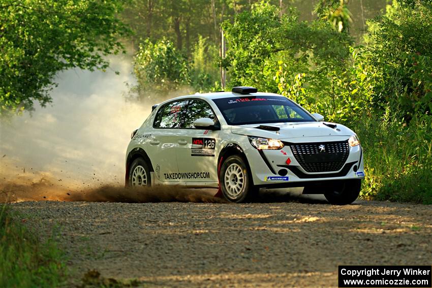 Sean Donnelly / Zach Pfeil Peugeot 208 Rally4 on SS7, Refuge II.