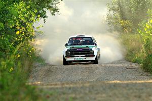 Seamus Burke / Gary McElhinney Ford Escort Mk II on SS7, Refuge II.