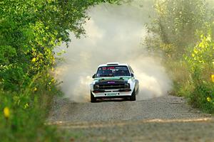 Seamus Burke / Gary McElhinney Ford Escort Mk II on SS7, Refuge II.