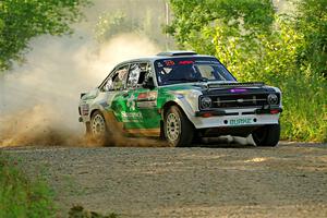 Seamus Burke / Gary McElhinney Ford Escort Mk II on SS7, Refuge II.