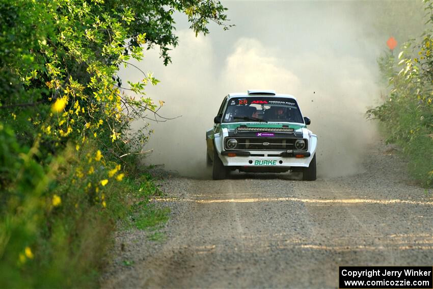 Seamus Burke / Gary McElhinney Ford Escort Mk II on SS7, Refuge II.