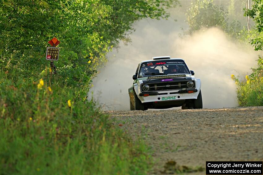 Seamus Burke / Gary McElhinney Ford Escort Mk II on SS7, Refuge II.