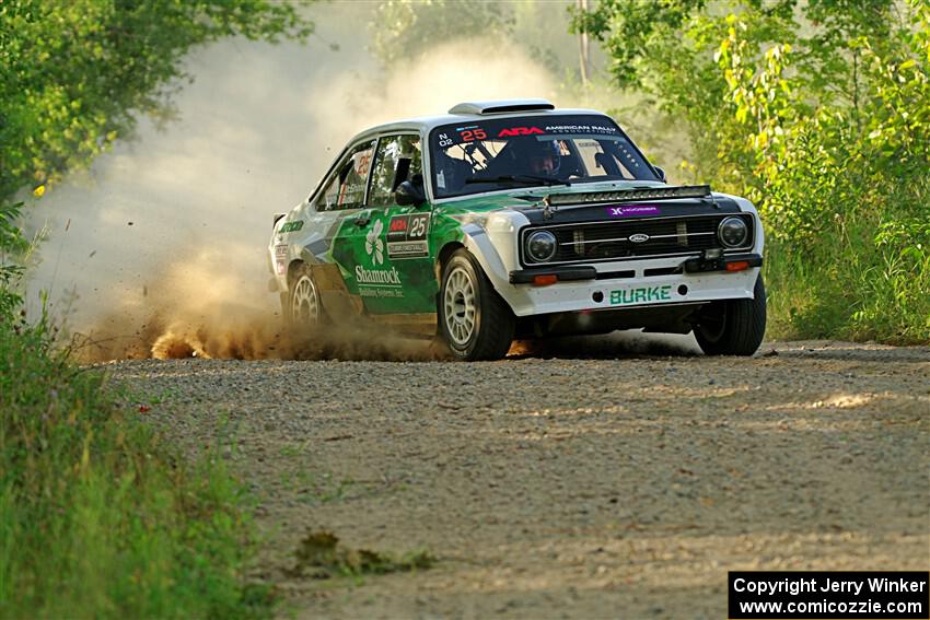 Seamus Burke / Gary McElhinney Ford Escort Mk II on SS7, Refuge II.